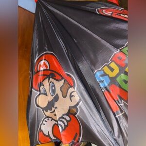 NEW Kids Super Mario Black Umbrella